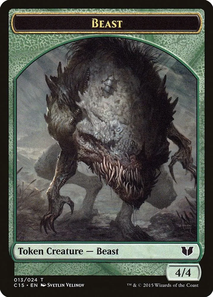 Beast // Snake (017) Double-Sided Token