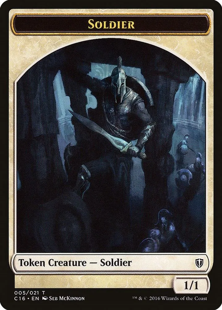 Soldier // Squid Double-Sided Token