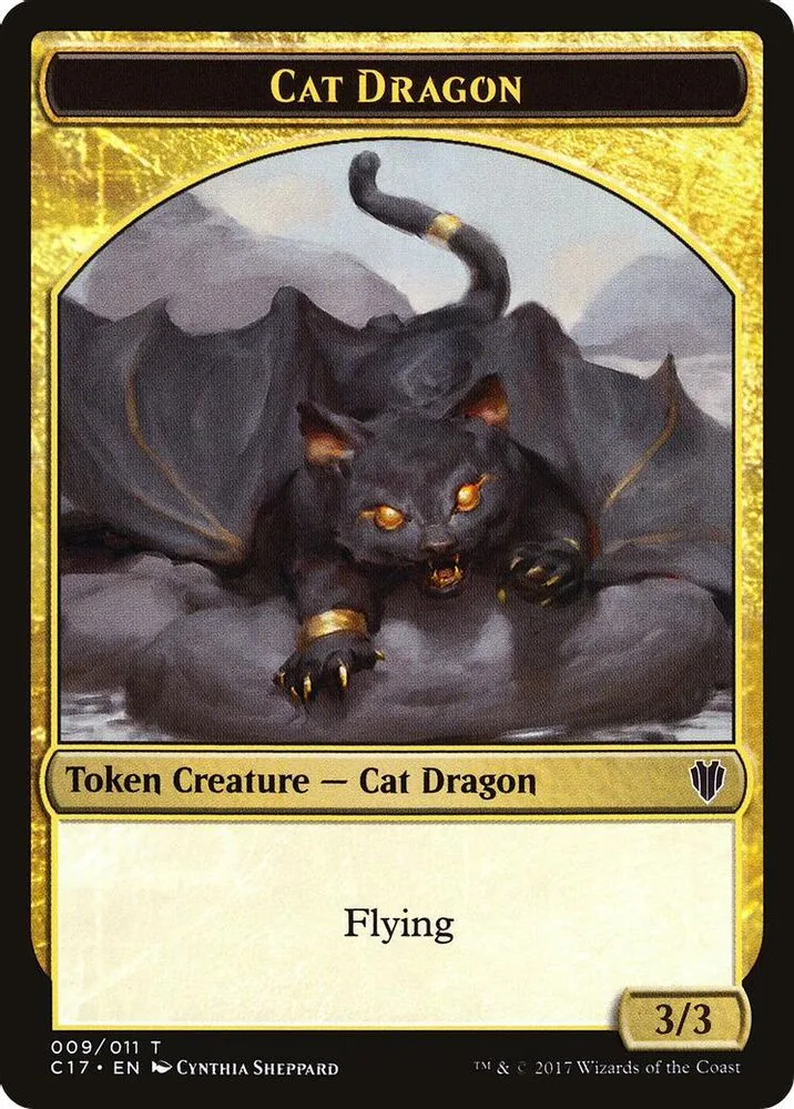 Cat Dragon // Dragon (007) Double-Sided Token