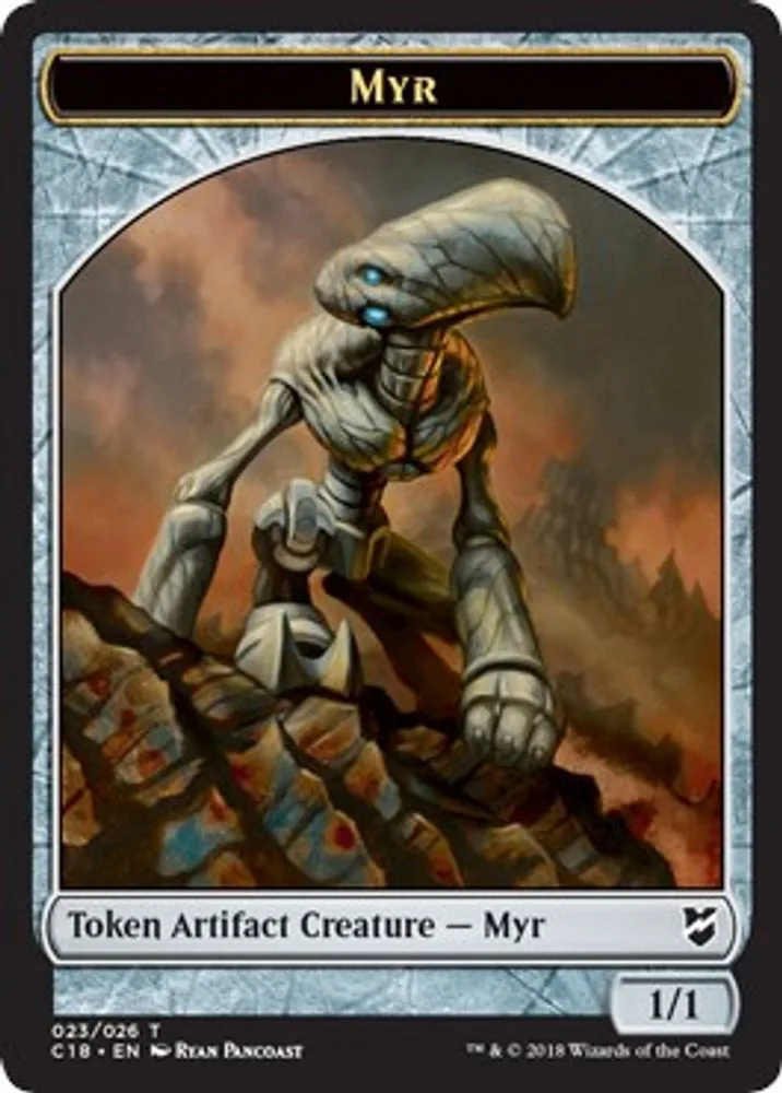 Myr (023) // Thopter (025) Double-Sided Token