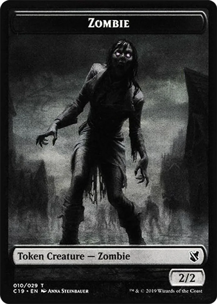 Zombie (010) // Zombie (011) Double-Sided Token