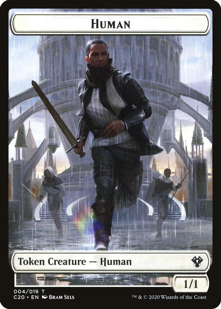 Human // Treasure Double-Sided Token