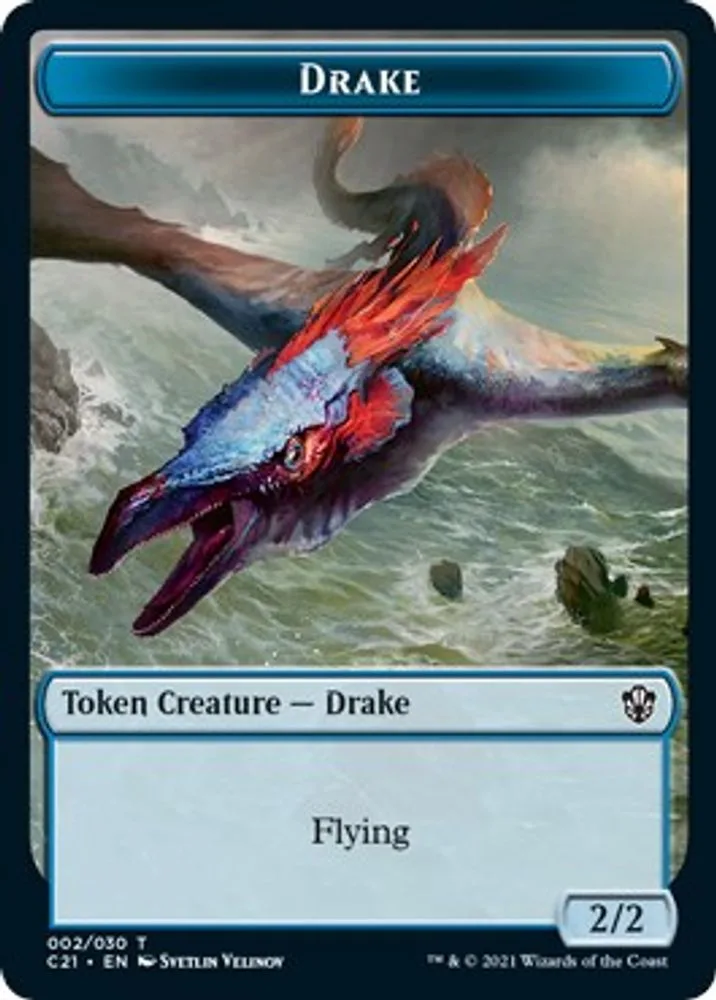 Drake // Elemental Double-sided Token