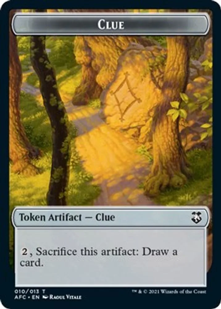 Clue // Goblin Double-Sided Token