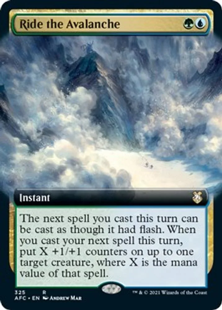 Ride the Avalanche (Extended Art)