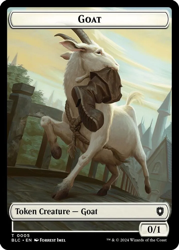 Goat // Wolf (0032) Double-Sided Token