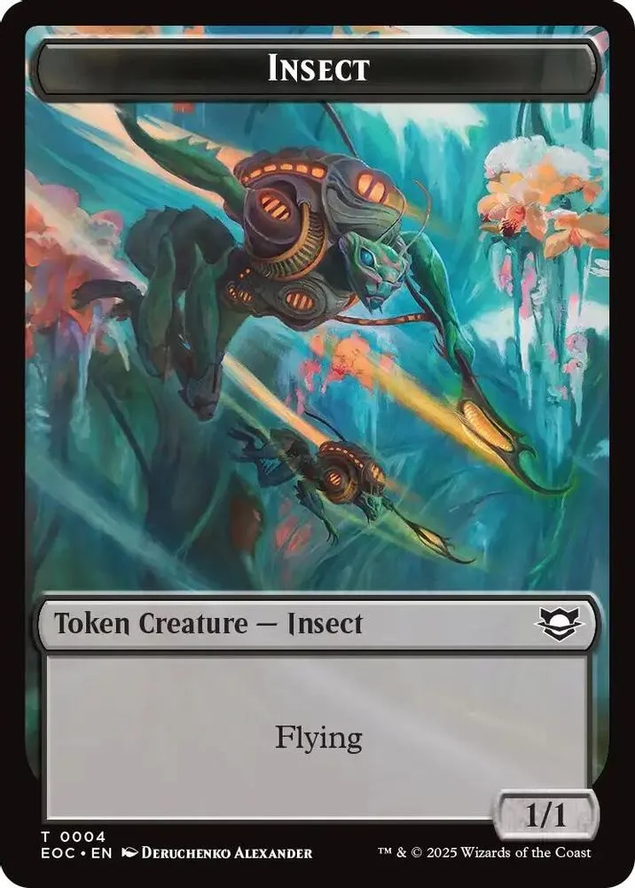 Insect // Elemental (0008) Double-Sided Token