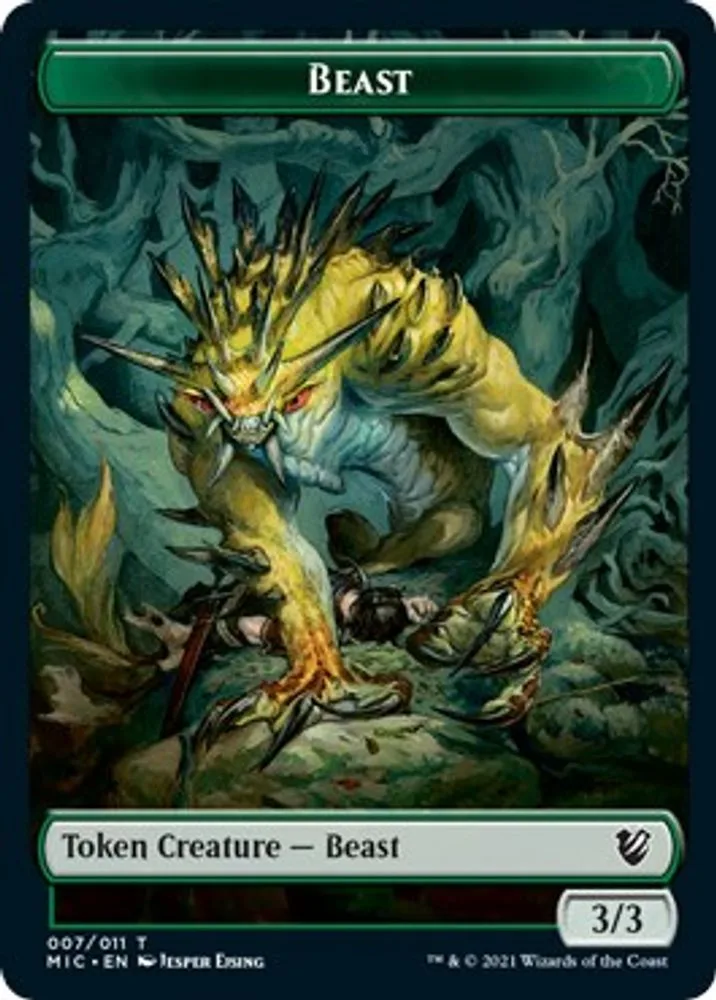 Beast // Spider Double-Sided Token