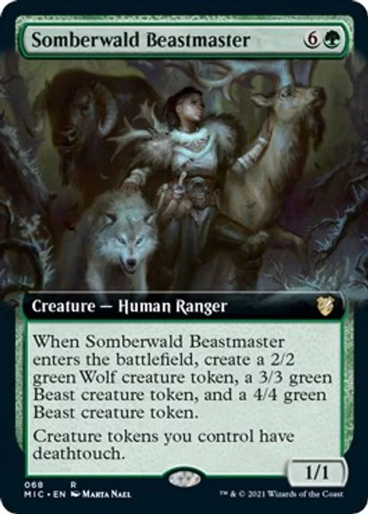Somberwald Beastmaster (Extended Art)