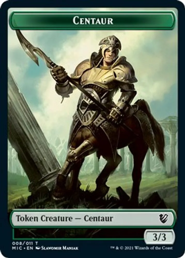 Centaur // Wolf Double-Sided Token