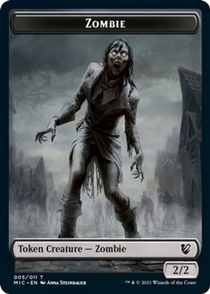 Zombie (005 MIC) // Zombie (005 MID) Double-Sided Token