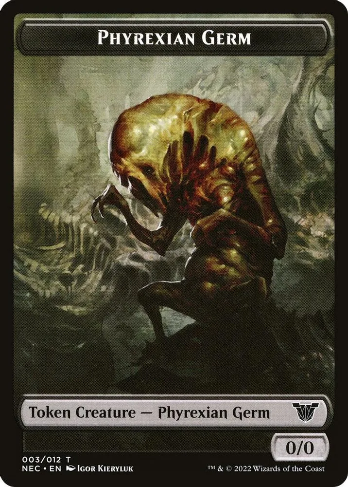 Phyrexian Germ // Spirit (002) Double-Sided Token