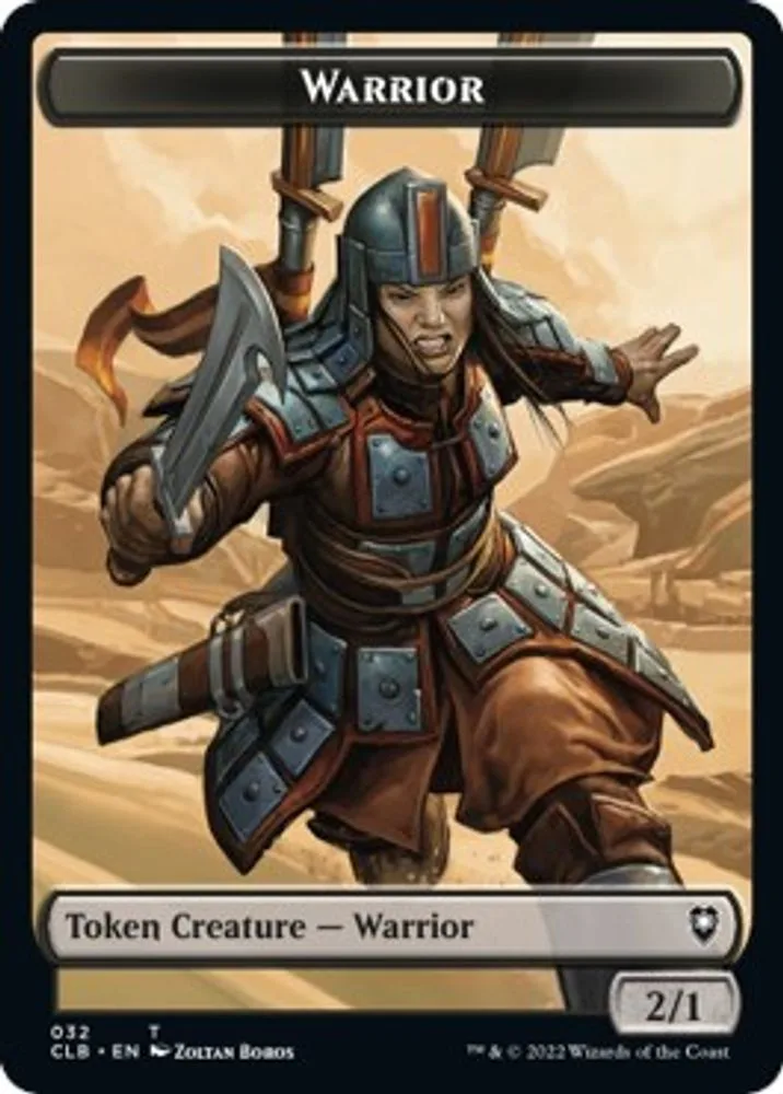 Warrior // Inkling Double-Sided Token