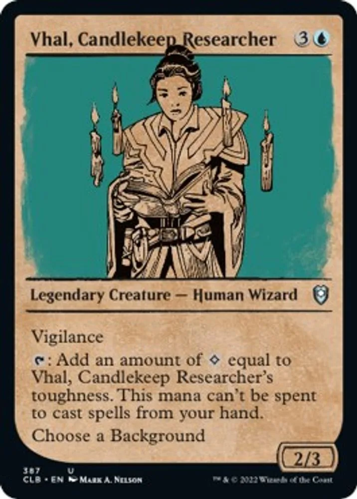Vhal, Candlekeep Researcher (Showcase)
