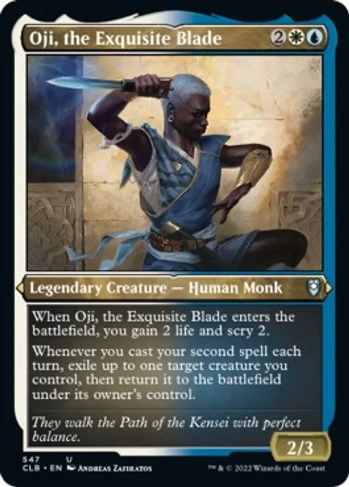 Oji, the Exquisite Blade (Foil Etched)