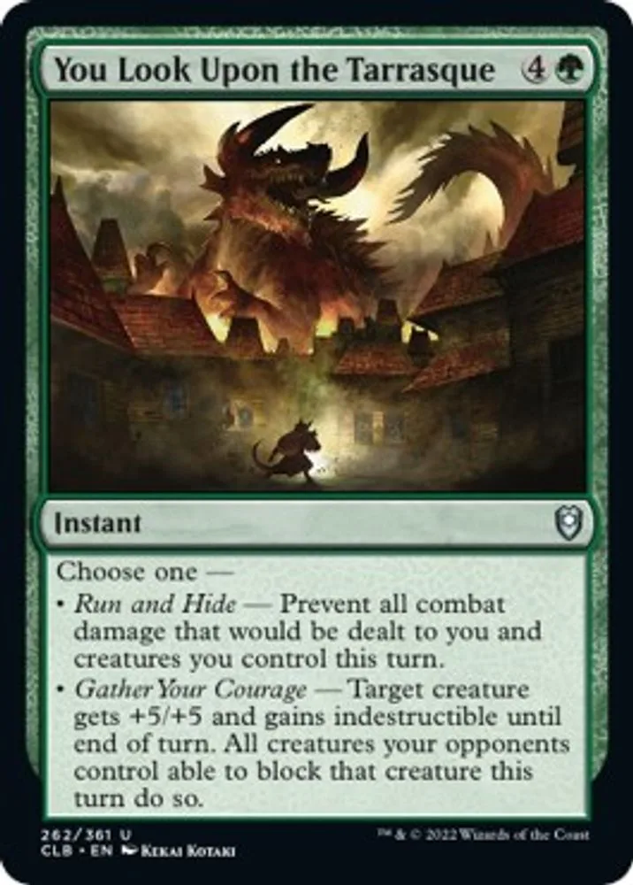 You Look Upon the Tarrasque