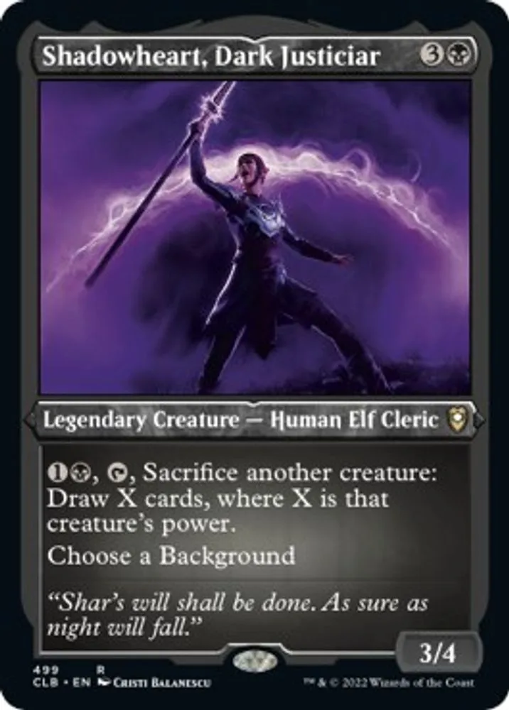 Shadowheart, Dark Justiciar (Foil Etched)