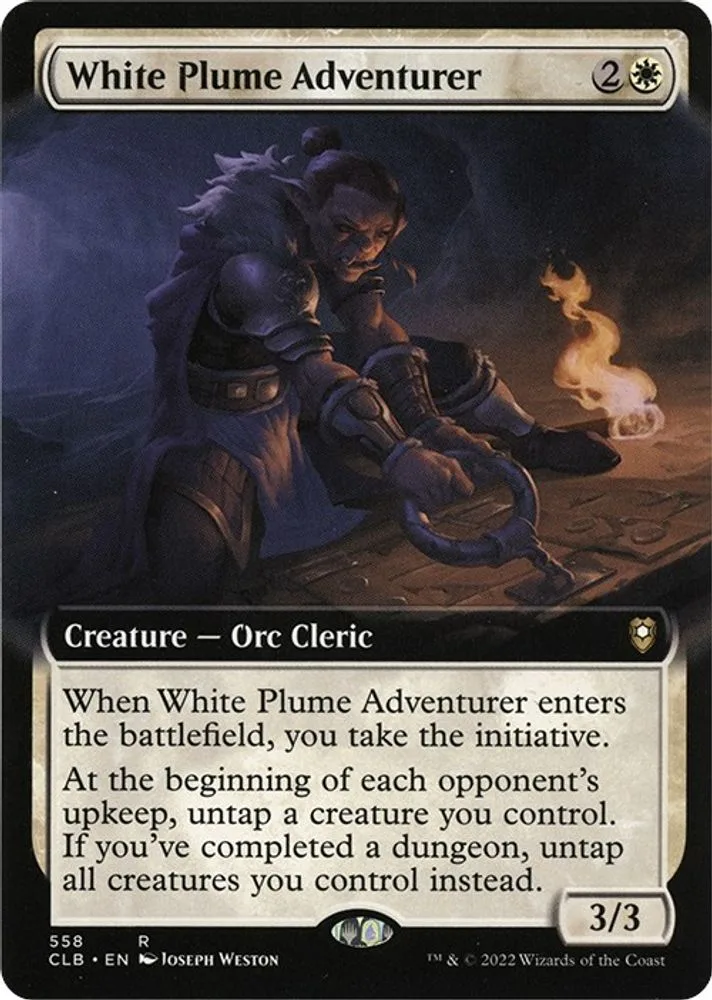 White Plume Adventurer (Extended Art)