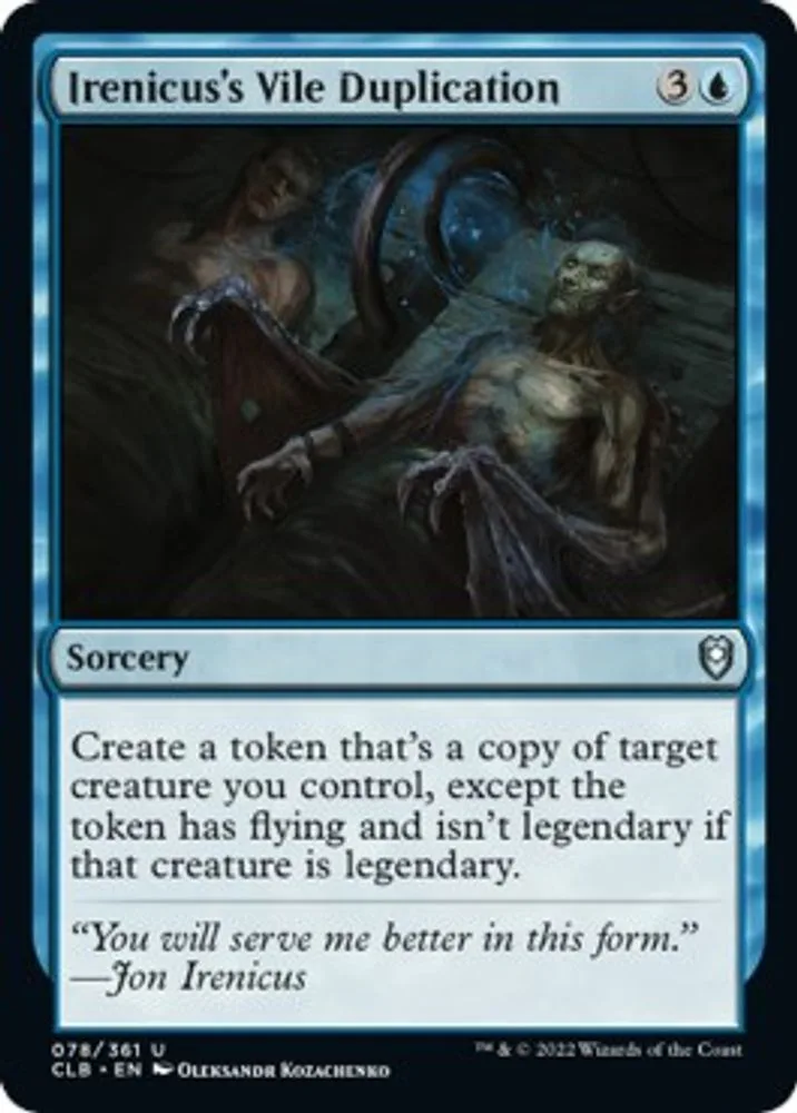 Irenicus's Vile Duplication