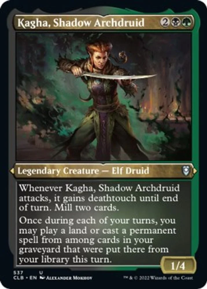 Kagha, Shadow Archdruid (Foil Etched)