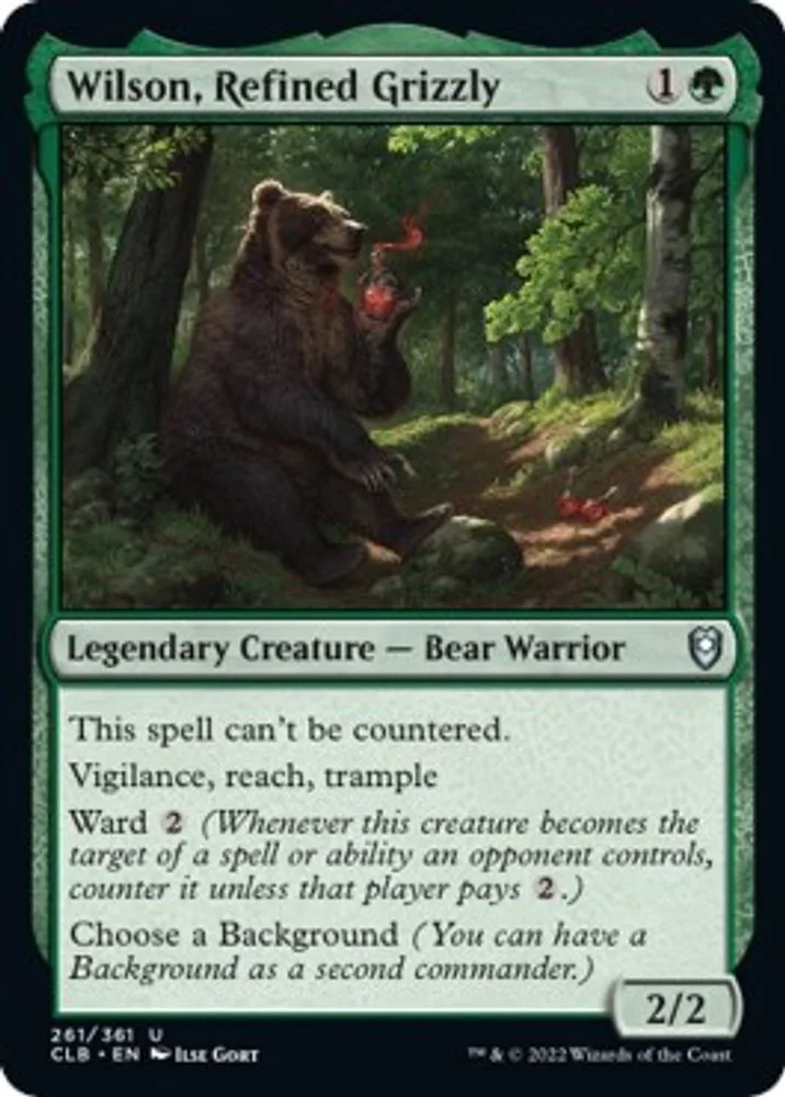 Wilson, Refined Grizzly