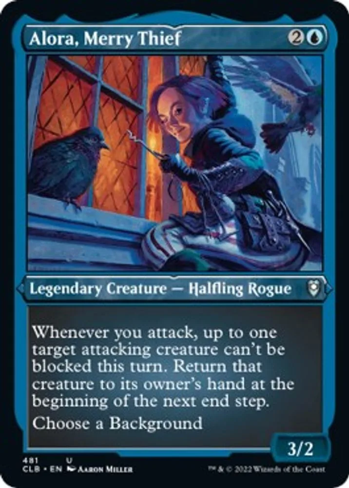 Alora, Merry Thief (Foil Etched)