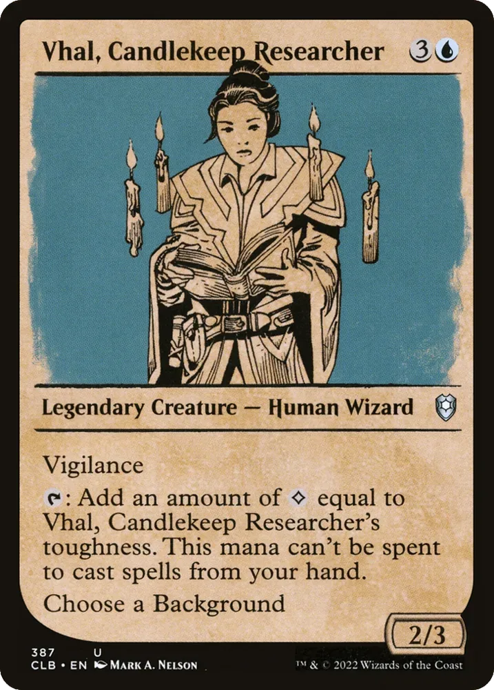 Vhal, Candlekeep Researcher