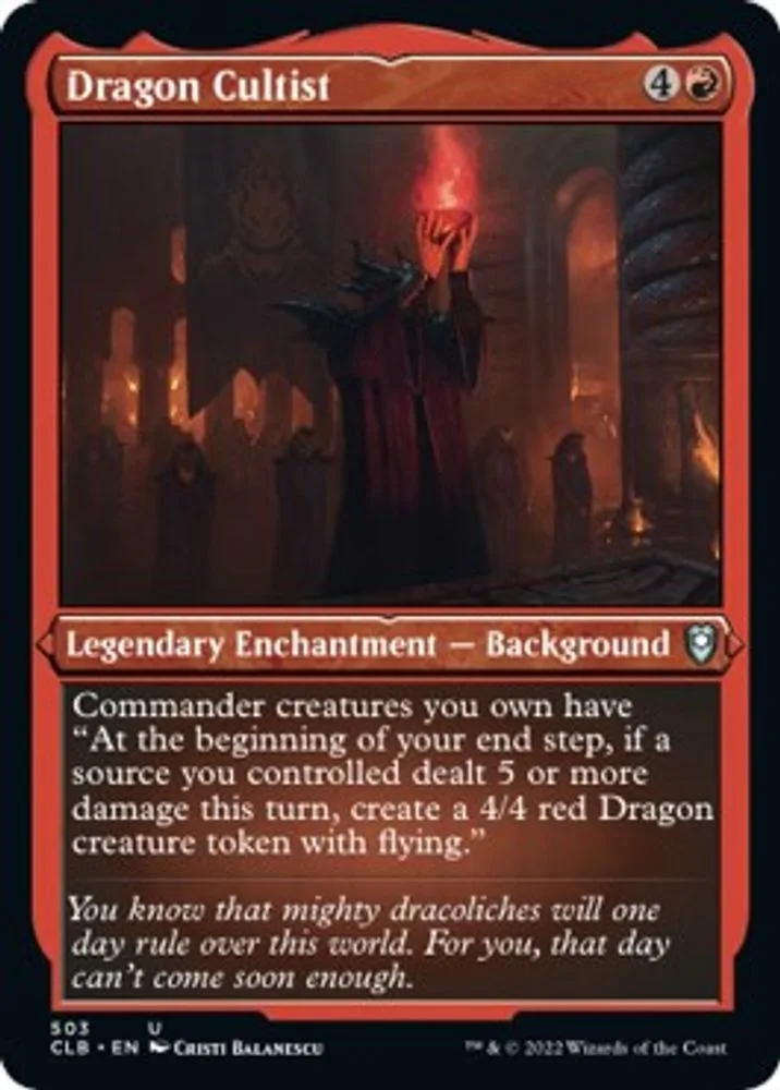 Dragon Cultist (Foil Etched)