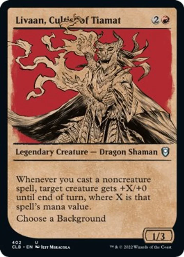 Livaan, Cultist of Tiamat (Showcase)