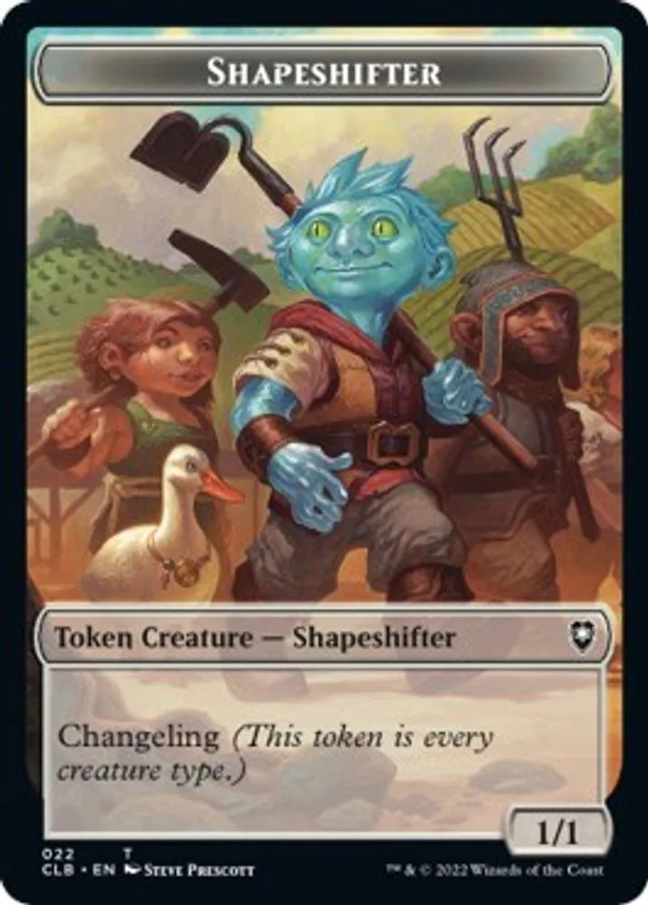 Shapeshifter (022) // Clue Double-Sided Token