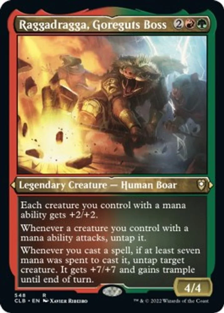 Raggadragga, Goreguts Boss (Foil Etched)