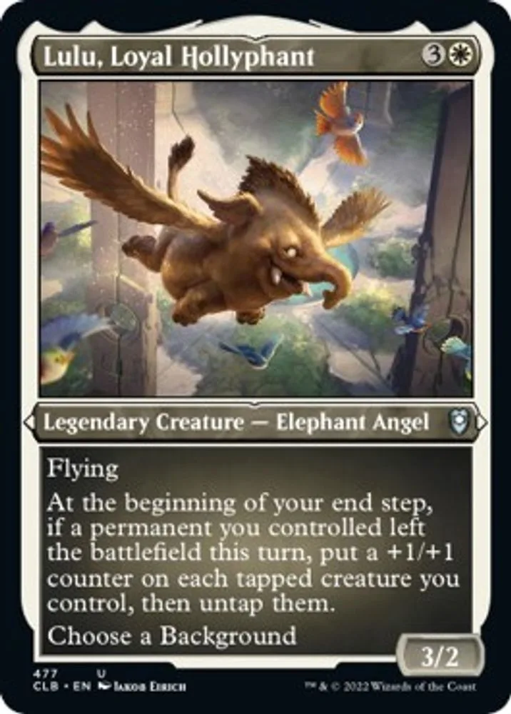 Lulu, Loyal Hollyphant (Foil Etched)