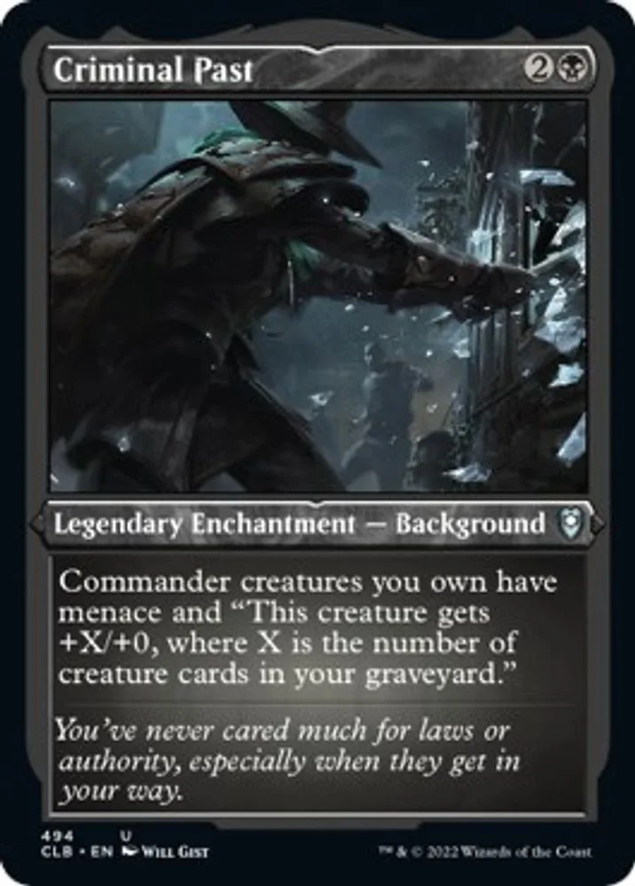 Criminal Past (Foil Etched)