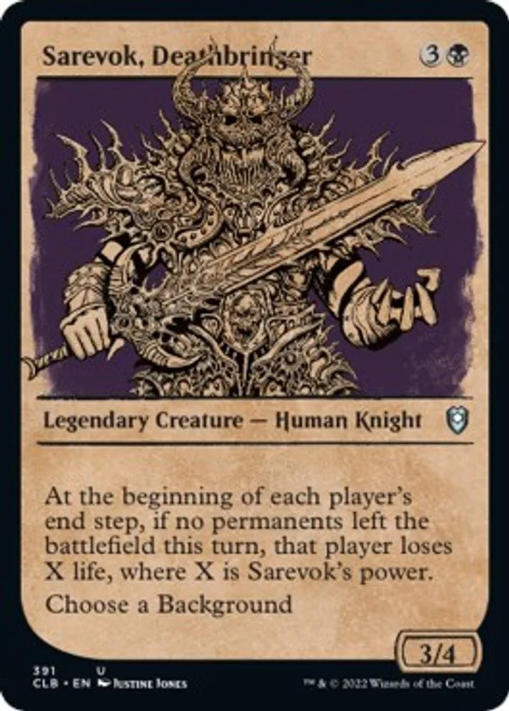 Sarevok, Deathbringer (Showcase)