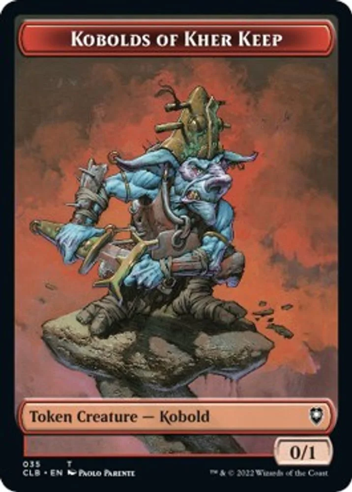 Kobolds of Kher Keep // Treasure Double-Sided Token