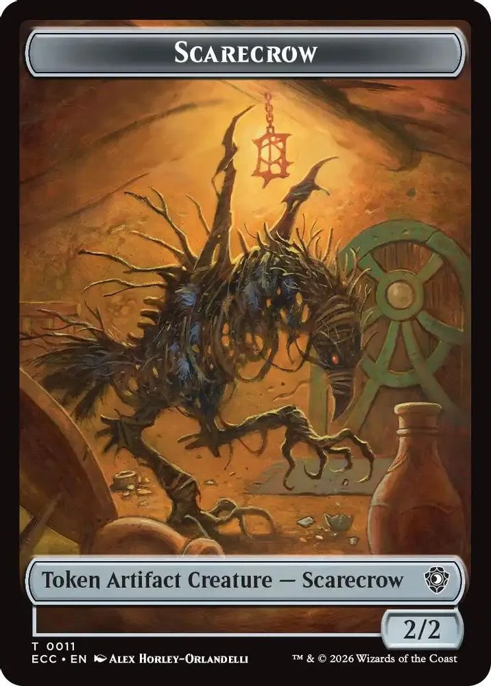 Scarecrow // Treasure Double-Sided Token