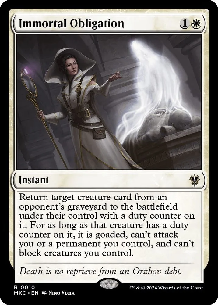 Immortal Obligation