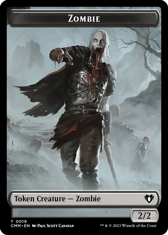Zombie (0019) // Bird Illusion Double-Sided Token