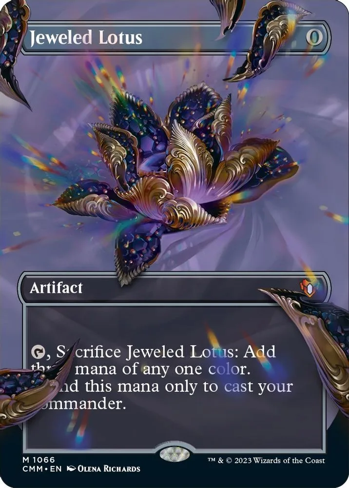Jeweled Lotus (Textured Foil)