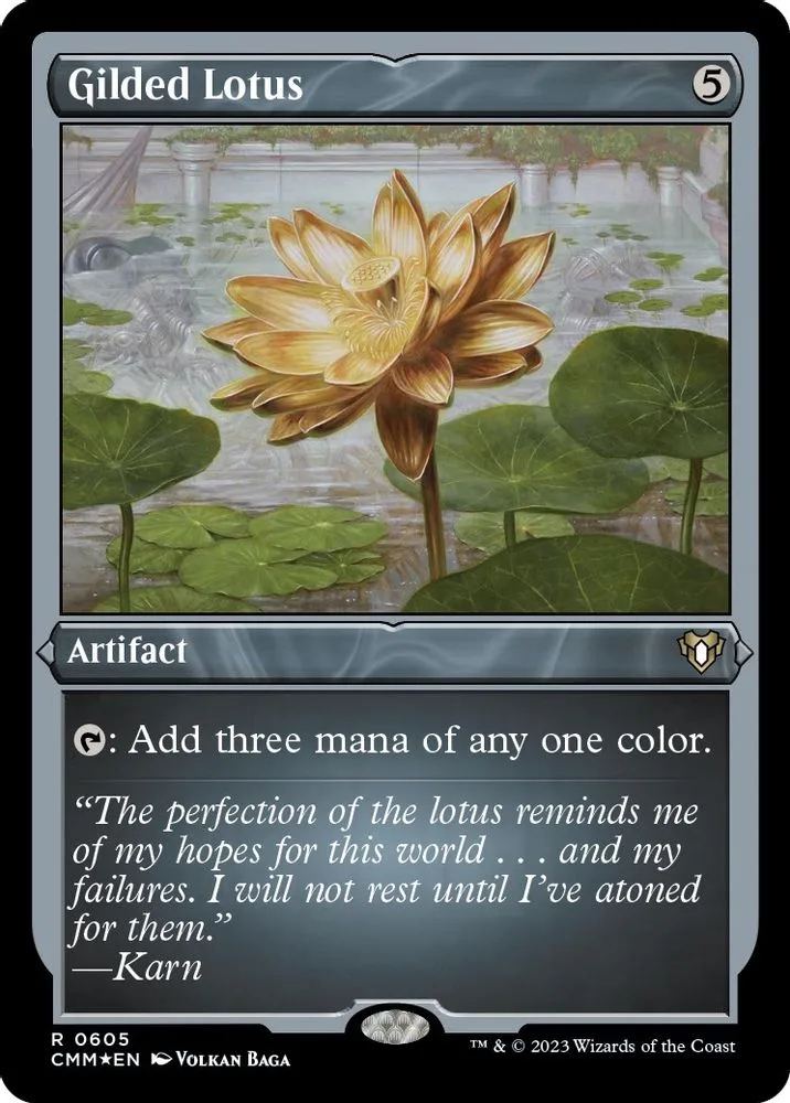Gilded Lotus (Foil Etched)