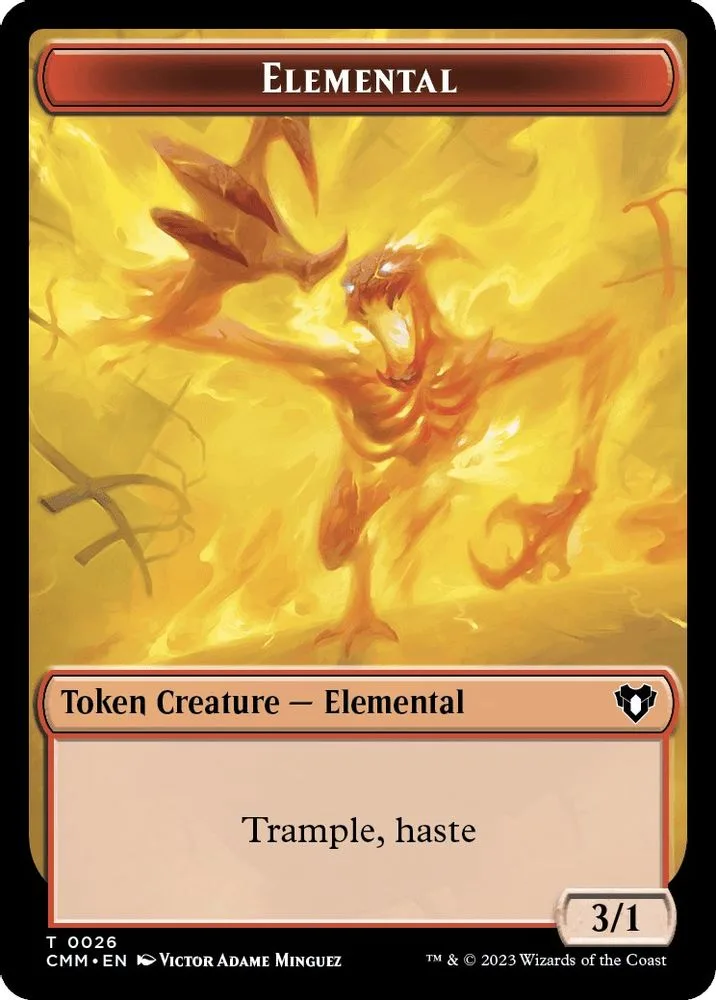 Elemental (0026) // Elephant Double-Sided Token