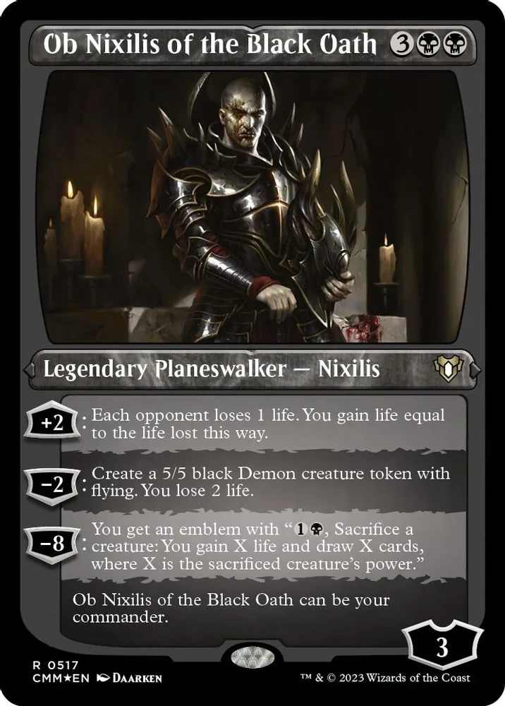 Ob Nixilis of the Black Oath (Foil Etched)