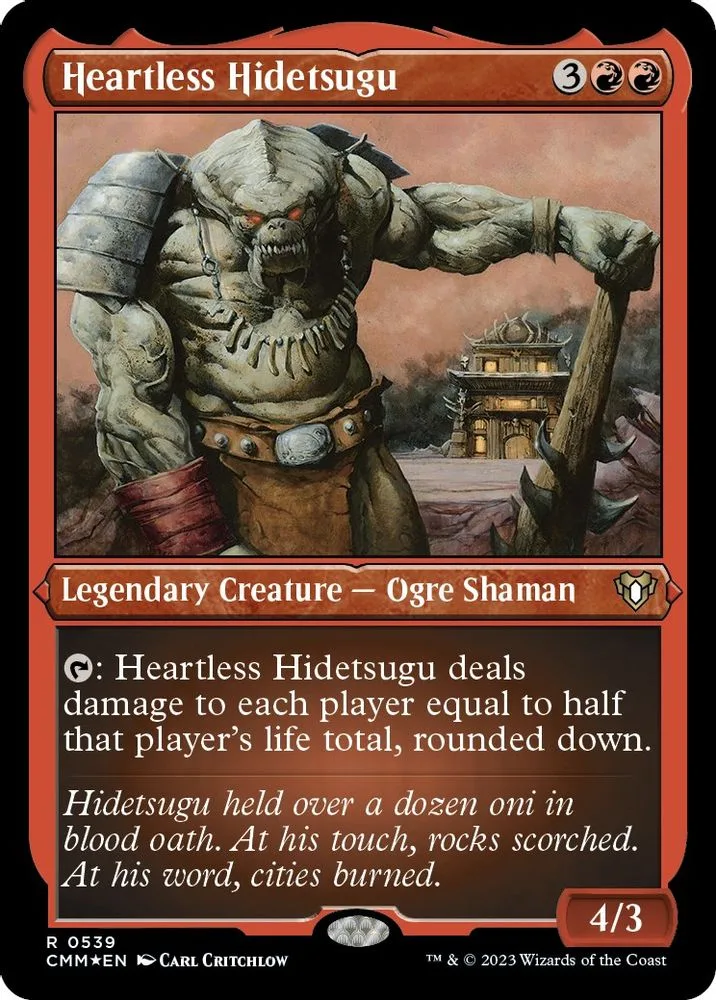 Heartless Hidetsugu (Foil Etched)