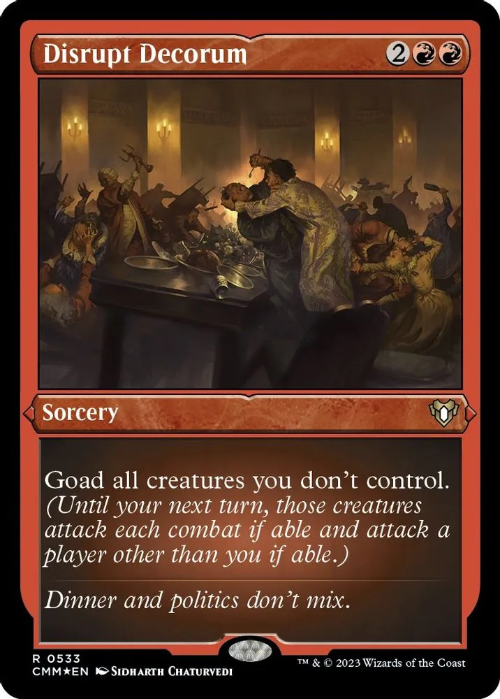 Disrupt Decorum (Foil Etched)