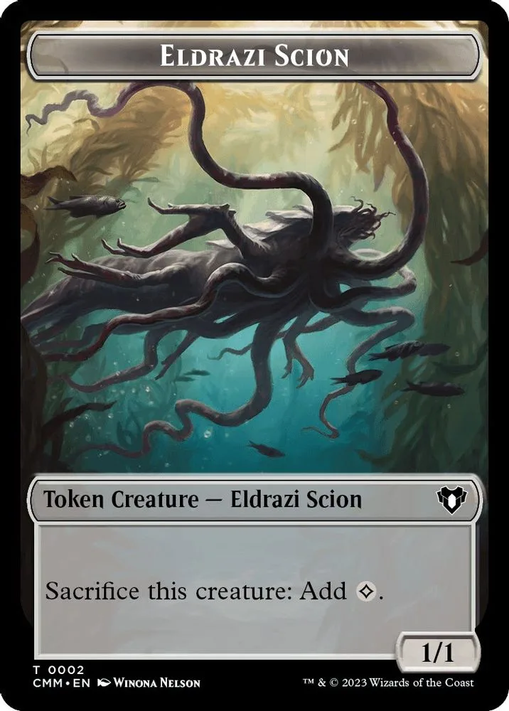 Eldrazi Scion // Satyr Double-Sided Token