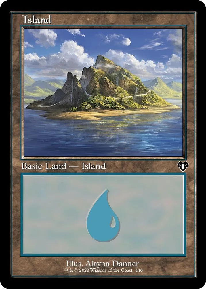 Island (Retro Frame)