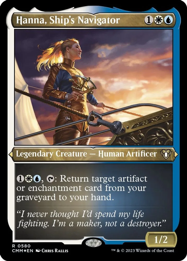 Hanna, Ship's Navigator (Foil Etched)