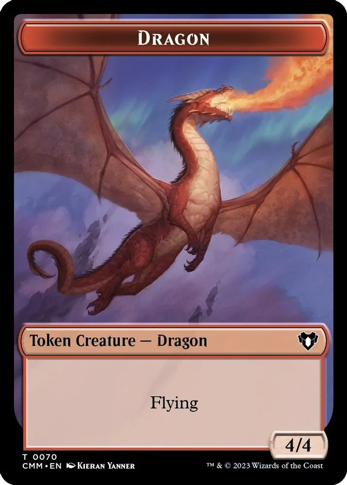 Dragon // Kor Ally Double-Sided Token