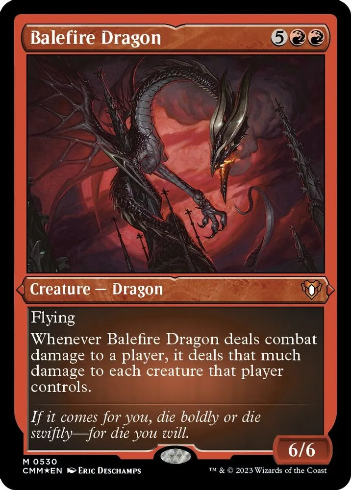 Balefire Dragon (Foil Etched)