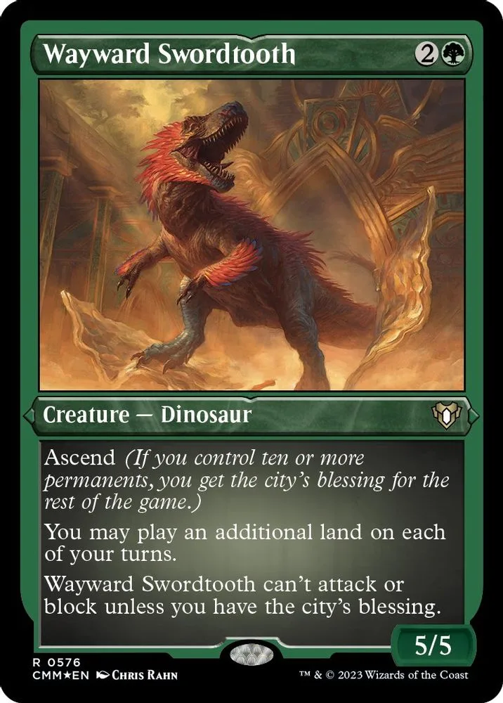 Wayward Swordtooth (Foil Etched)